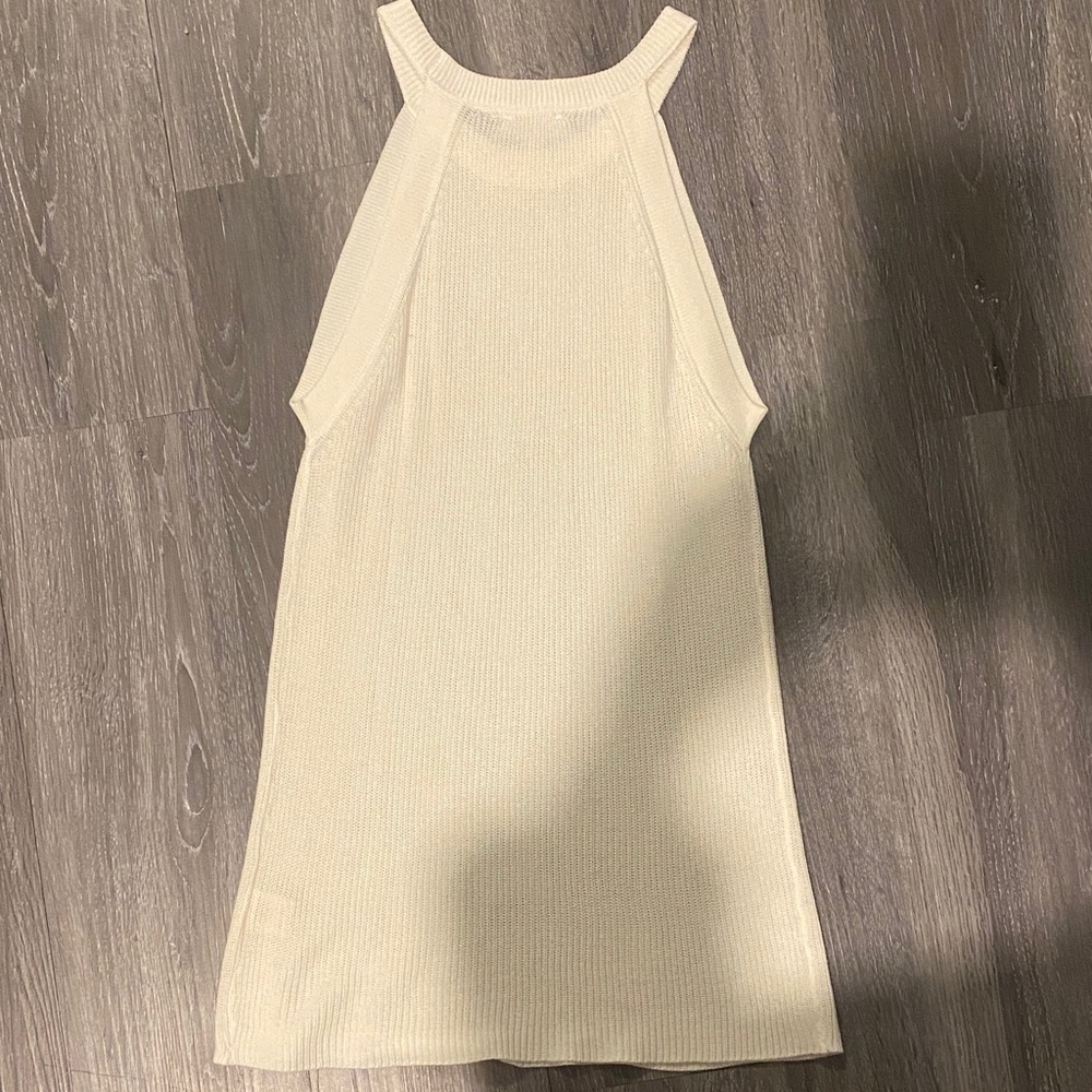 Hem & Thread Cream Knit Top - Picture 3 of 4